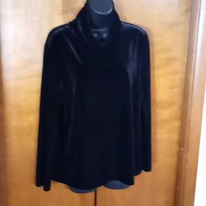 LNC Talbots Velvet Turtleneck Neck Size XL Petite